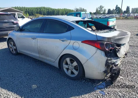 2013 Hyundai Elantra Gls from USA, damaged, VIN 5NPDH4AE6DH340242